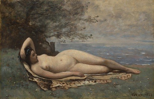 Bacchante by the Sea (1865)