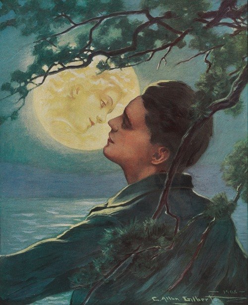 The girl in the moon (1908)