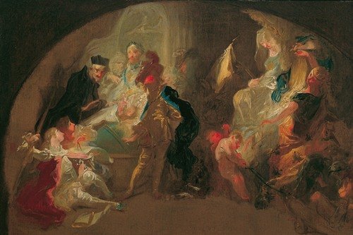 Allegorie auf die Erziehung eines Kavaliers (1750-1755)