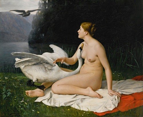 Leda and the swan (1879)