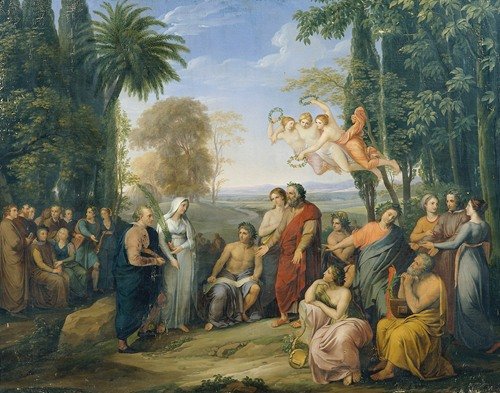 Klopstock unter den Dichtern im Elysium (1803-1807)