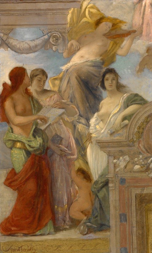 Study for an Architectural Decoration (1860s)