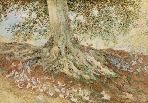 Elves in a Rabbit Warren (1875)