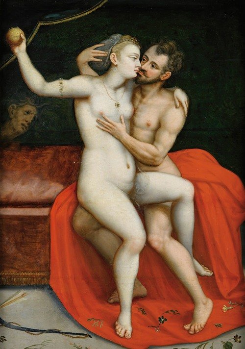 Mars And Venus — Circle Of Frans Floris