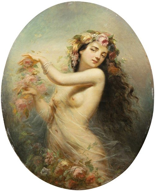 Naked Maenad Dancing (ca 1900)