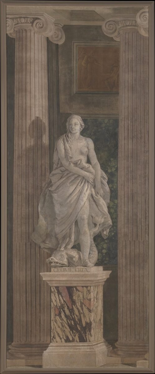 Allegorical Figure Representing Geometry (1760)