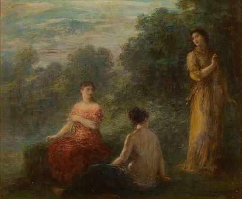 Trois Nymphes Près D’une Source — Henri Fantin-Latour