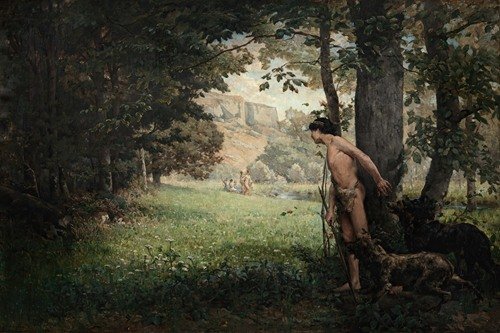 Actaeon Watching Diana And Her Nymphs (1881)