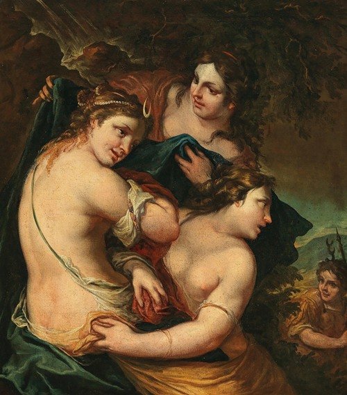 Diana and her nymphs surprised by Actaeon (early 18th Century)