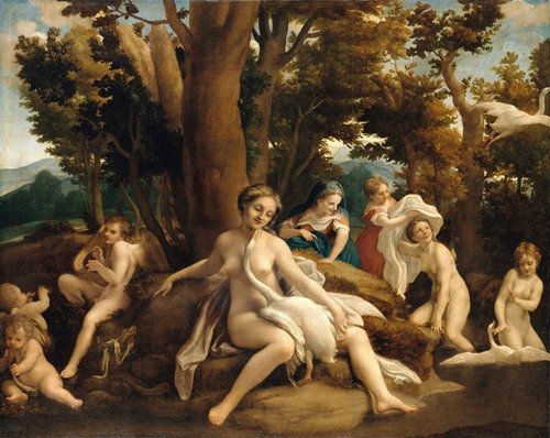 Leda and the Swan (circa 1532)