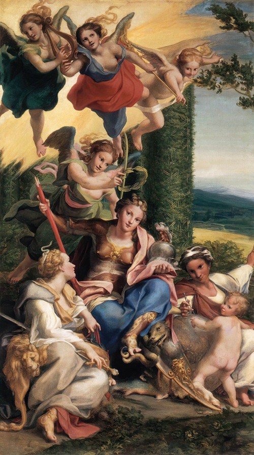 Allegory of Virtues (1525-1530)