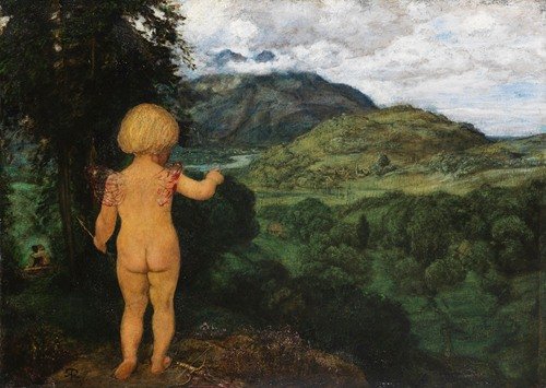 Amor erspäht die Liebenden (1886)
