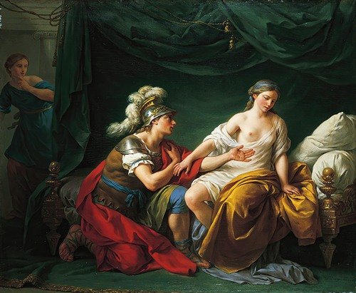 Alcibiades on his Knees Before his Mistress (circa 1781)