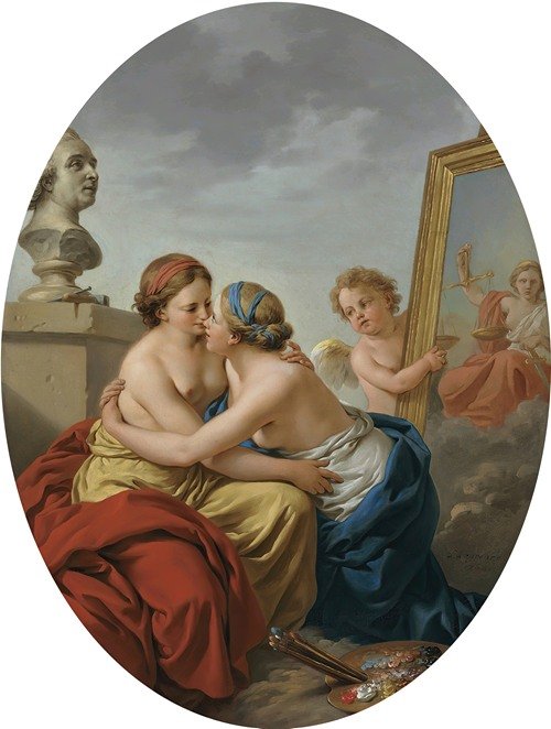The union of painting and sculpture (1768)