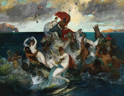 Wedding procession of Neptune and Amphitrite (1874)