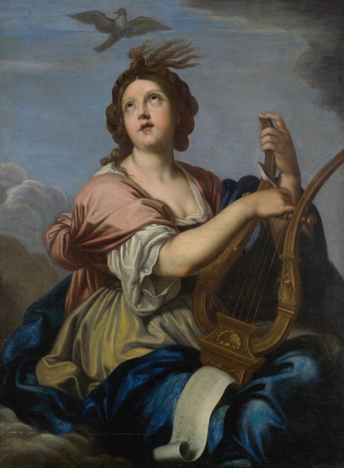 Muse Playing Her Lyre (17th Century)