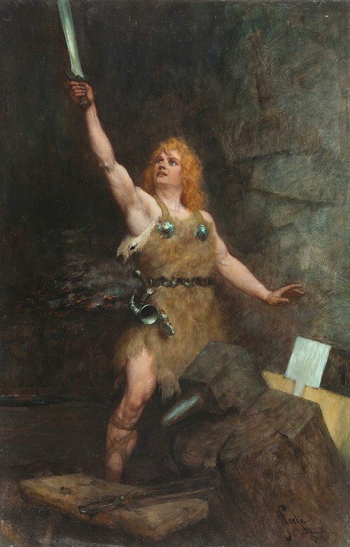 Siegfried in der Schmiede (1900)