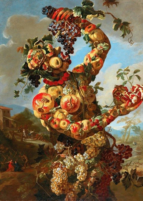 Anthropomorphic Allegory of Autumn (17th-18th century)