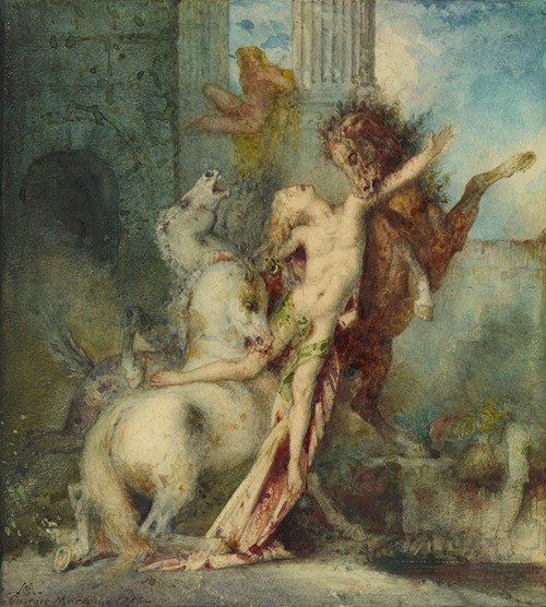 Diomedes Devoured by Horses (1866)