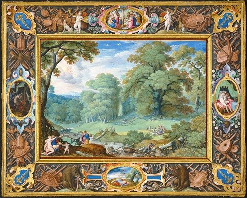 Landscape with the Story of Venus and Adonis (1589)
