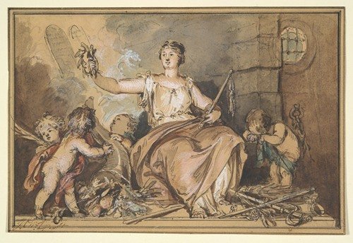 Allegory of War and Peace — Jacob de Wit