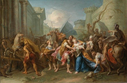 Hector Taking Leave Of Andromache (1727)