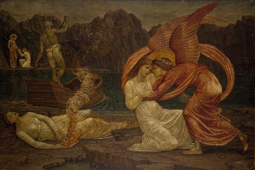 Psyche receiving the Casket from Proserpine (1881)