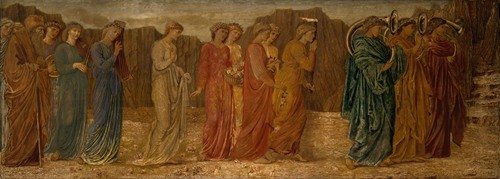 The King and other Mourners abandon Psyche to the Monster (1881)