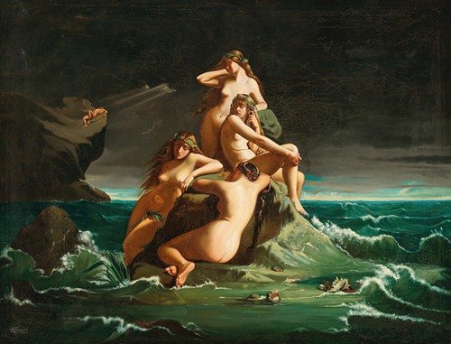 The Oceanids lament the fate of Prometheus (19th century)