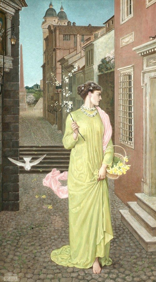 A Herald of Spring (1872) — Walter Crane