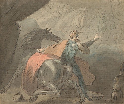 A King and a Horse with Ghostly Women (1770–80)