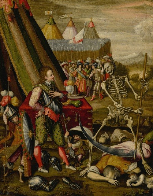 The Dialogue of the Prince with Death, Allegory of the Horrors of War