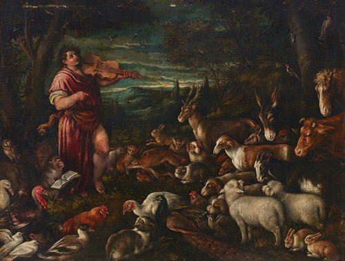 Orpheus charming the animals — Francesco Bassano the Elder