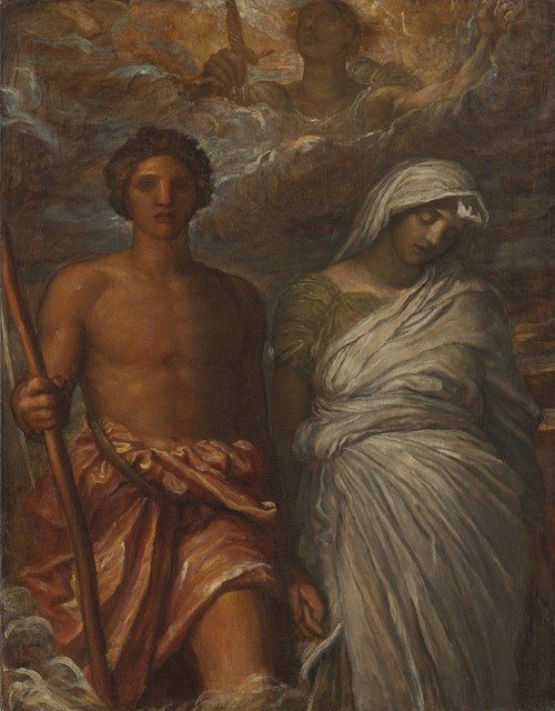Time, Death and Judgment (1866) — George Frederic Watts