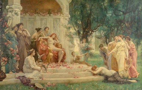 Psyche before the throne of Venus (1894)