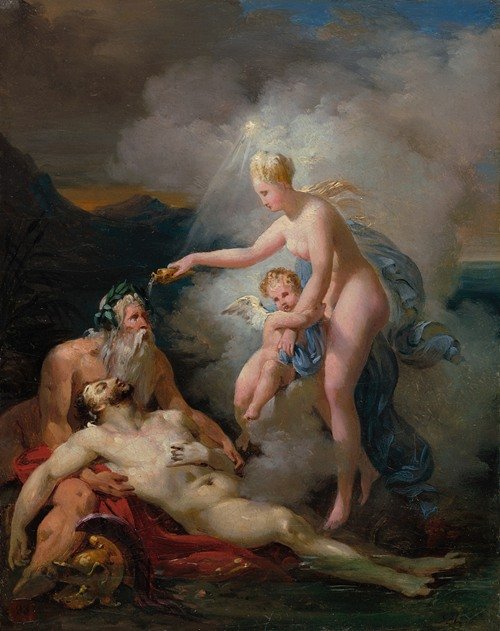 Venus Healing Aeneas (about 1820)