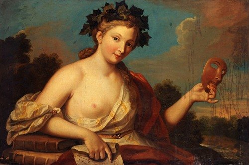 Allégorie de la Comédie. (1856) — Edmond Collignon