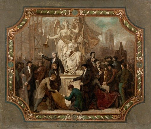 Allégorie des Arts (plafond) (1880)