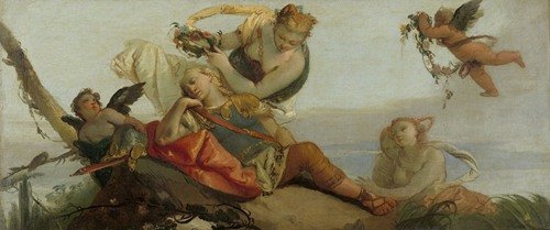 The Sleeping Rinaldo Crowned with Flowers by Armida (1750 – 1780)