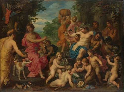 Diana Offered Wine and Fruit by Bacchus and his Retinue (c. 1617 – c. 1625)