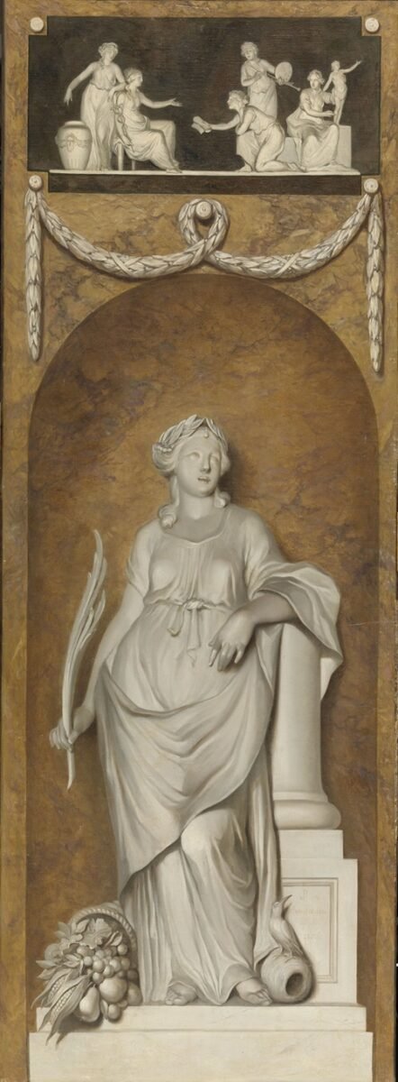 Painted Wall Hanging with Peace (1786)