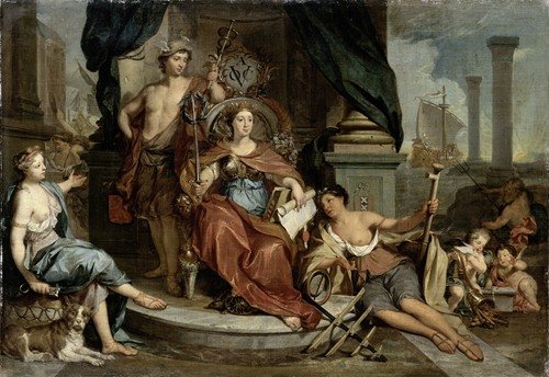 Apotheosis of the Dutch East India Company (Allegory of the Amsterdam Chamber of Commerce of the VOC) (1702 – 1746)