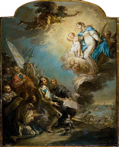 Le Voeu de Louis XIII au siège de la Rochelle (1628) (1737-1747)