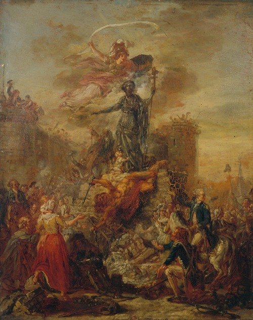 Allégorie de la Liberté sur les ruines de la Bastille (1789)
