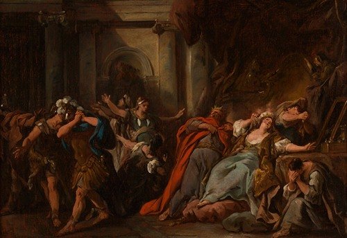 Créüse consumée par la robe empoisonnée (1742 – 1743)
