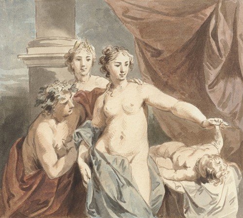 Ceres, Venus, Bacchus en slapende Amor (c. 1705 – 1754)