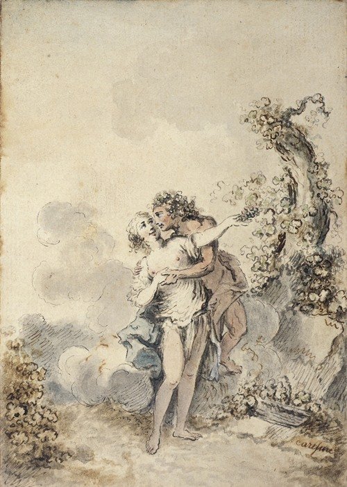 Bacchus et Erigone (18th century)
