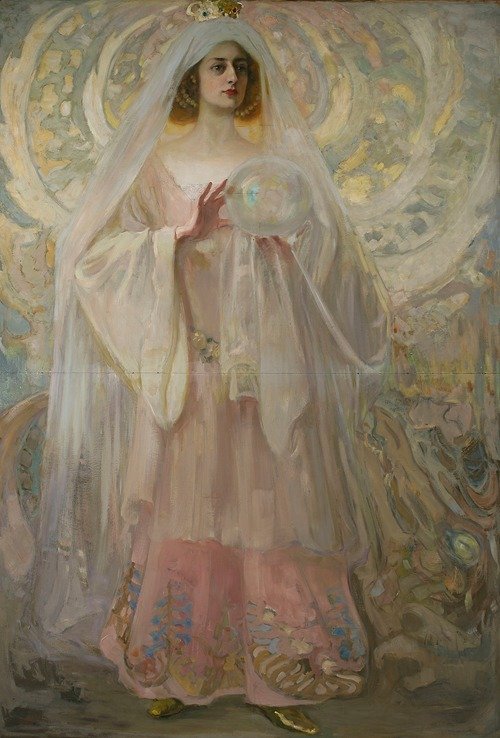 Princess of the magic crystal (before 1910) — Kazimierz Stabrowski