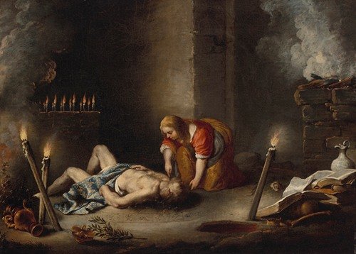 Medea using her Magic, a scene from Ovid’s Metamorphoses
