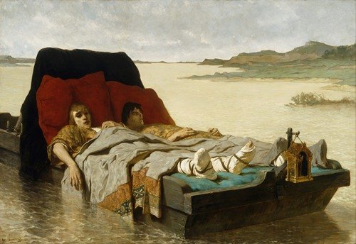The sons of Clovis II (1880)